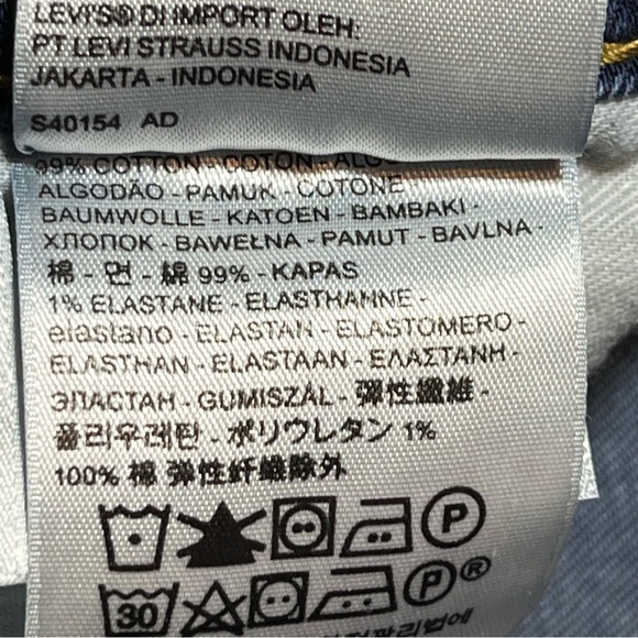 Levis 514 Jeans Mens Size 36X28 Blue Medium Wash Denim Straight Fit - Picture 5 of 11